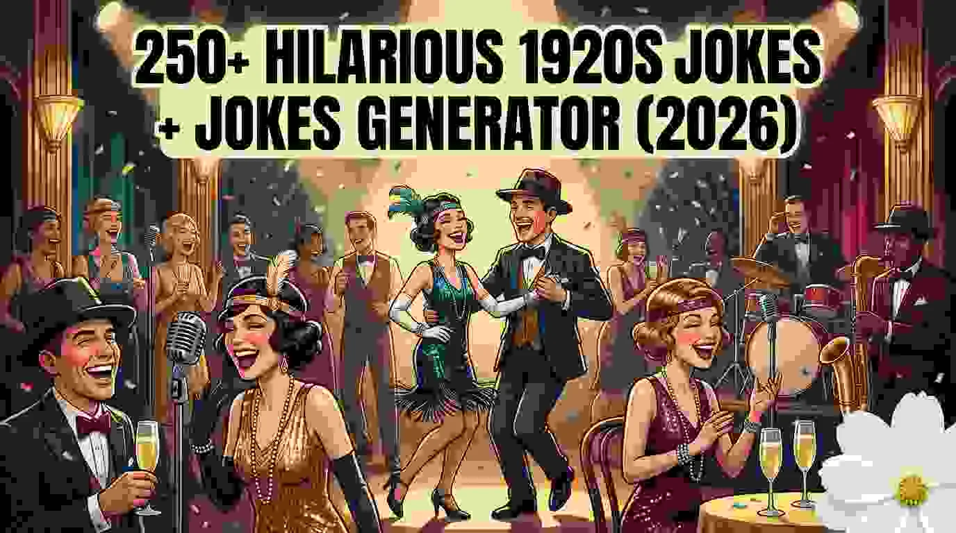 Hilarious 1920S Jokes + Jokes Generator