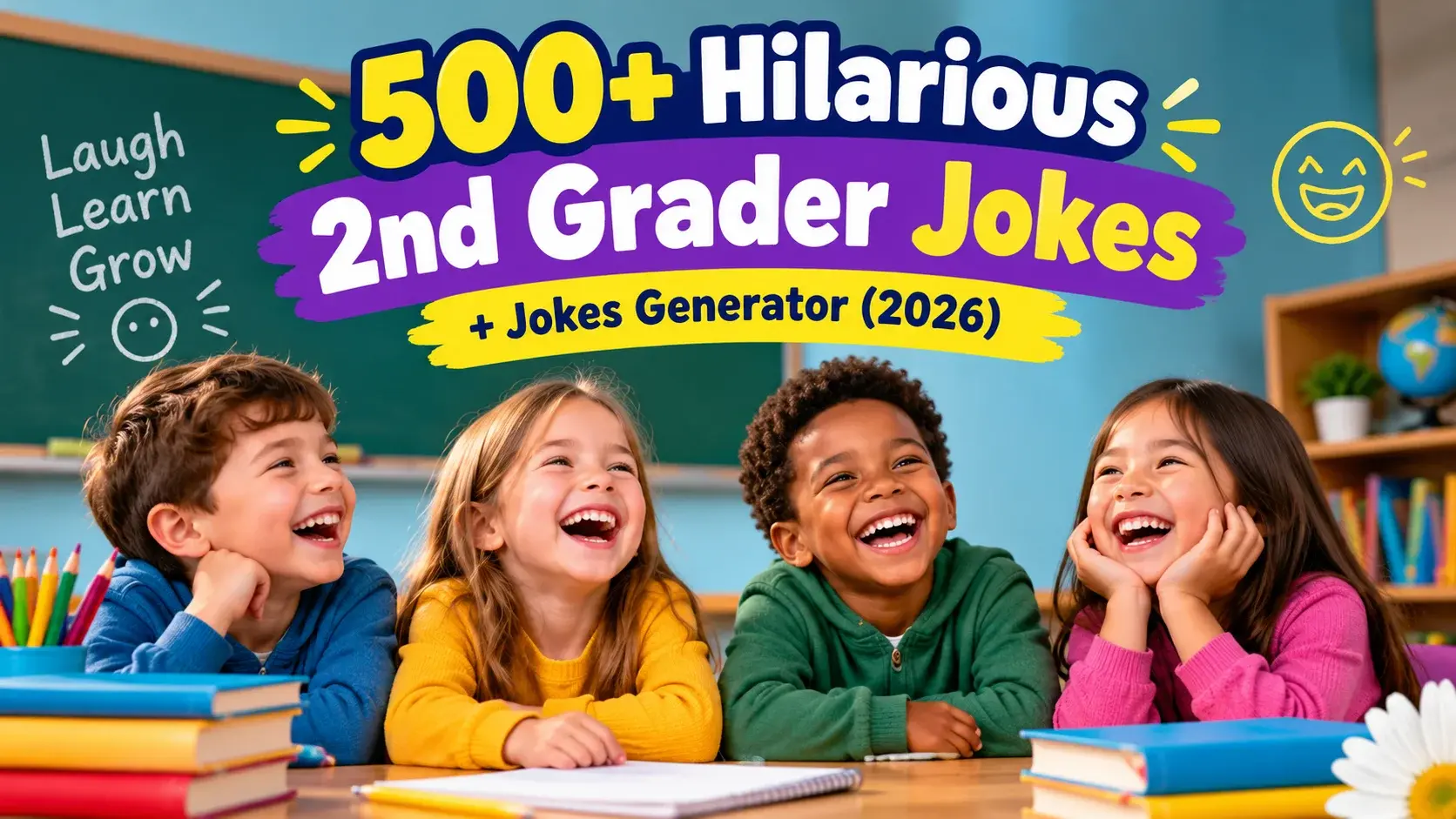 Hilarious 2nd Grader Jokes + Jokes Generator