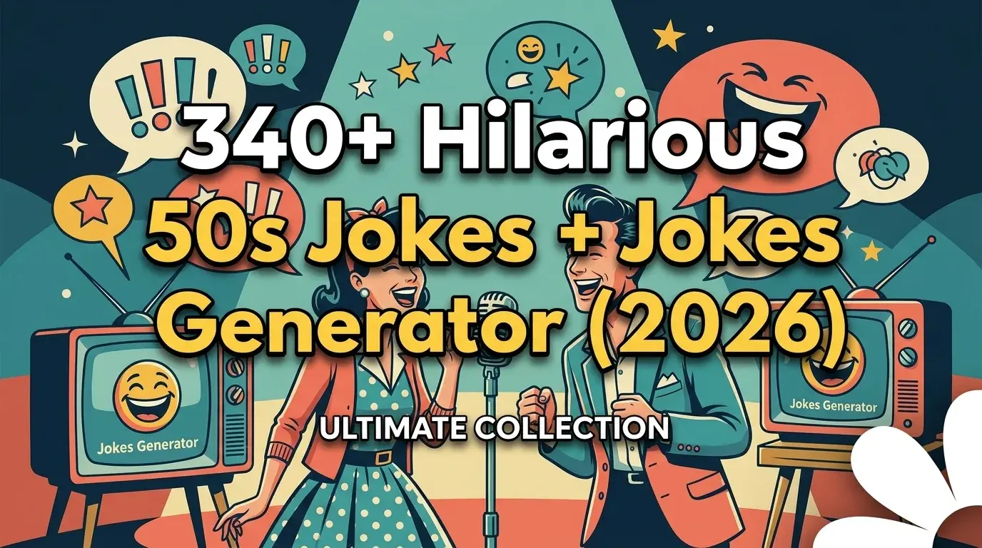 Hilarious 50s Jokes + Jokes Generator