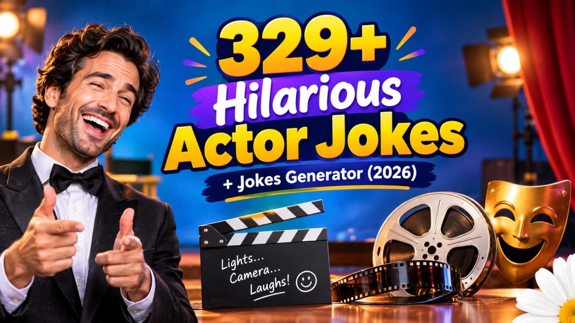 Hilarious Actor Jokes + Jokes Generator
