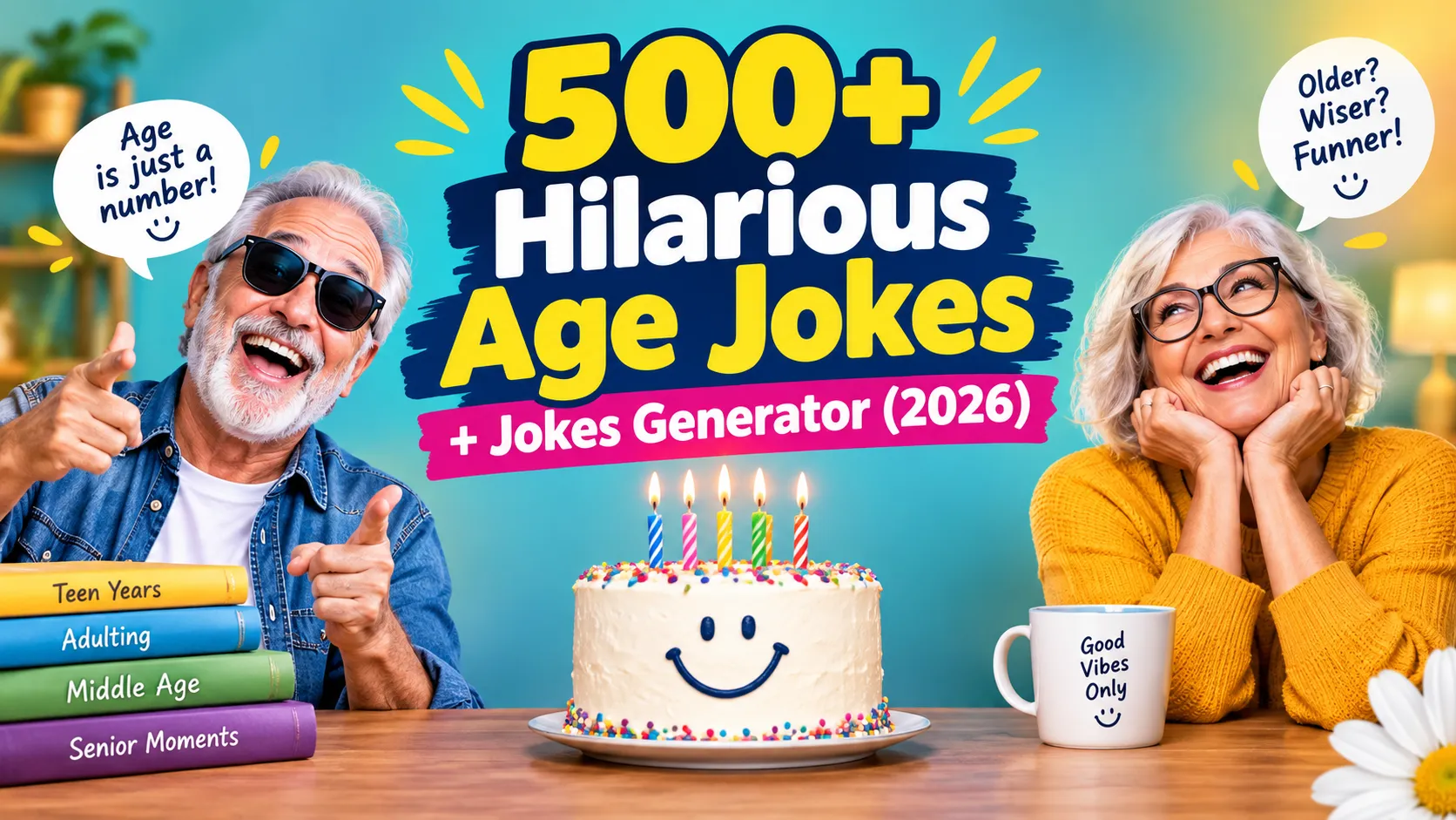 Hilarious Age Jokes + Jokes Generator