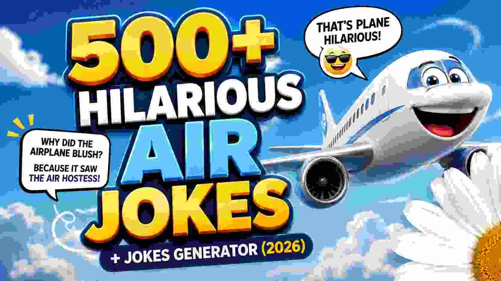 Hilarious Air Jokes Jokes Generator