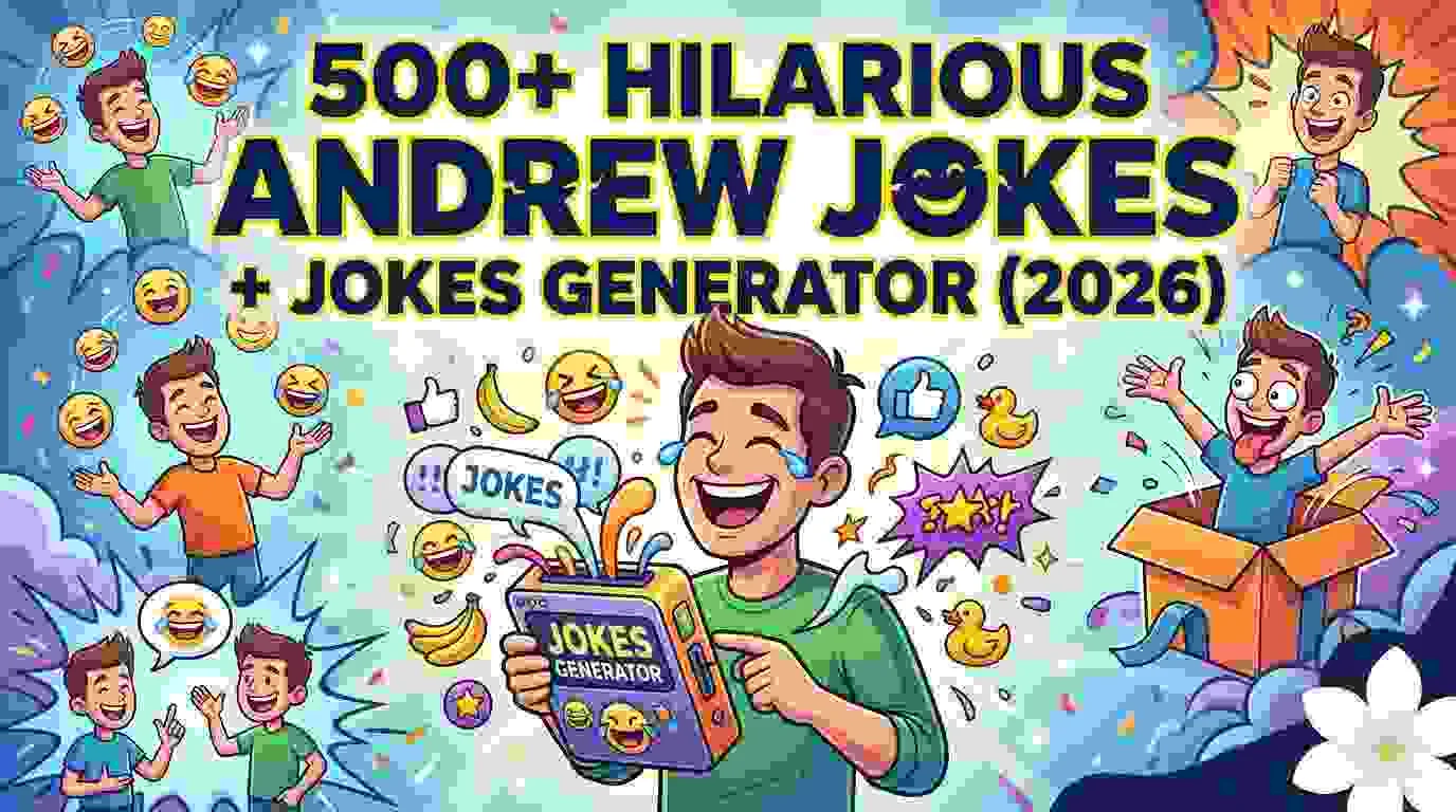 Hilarious Andrew Jokes Jokes Generator