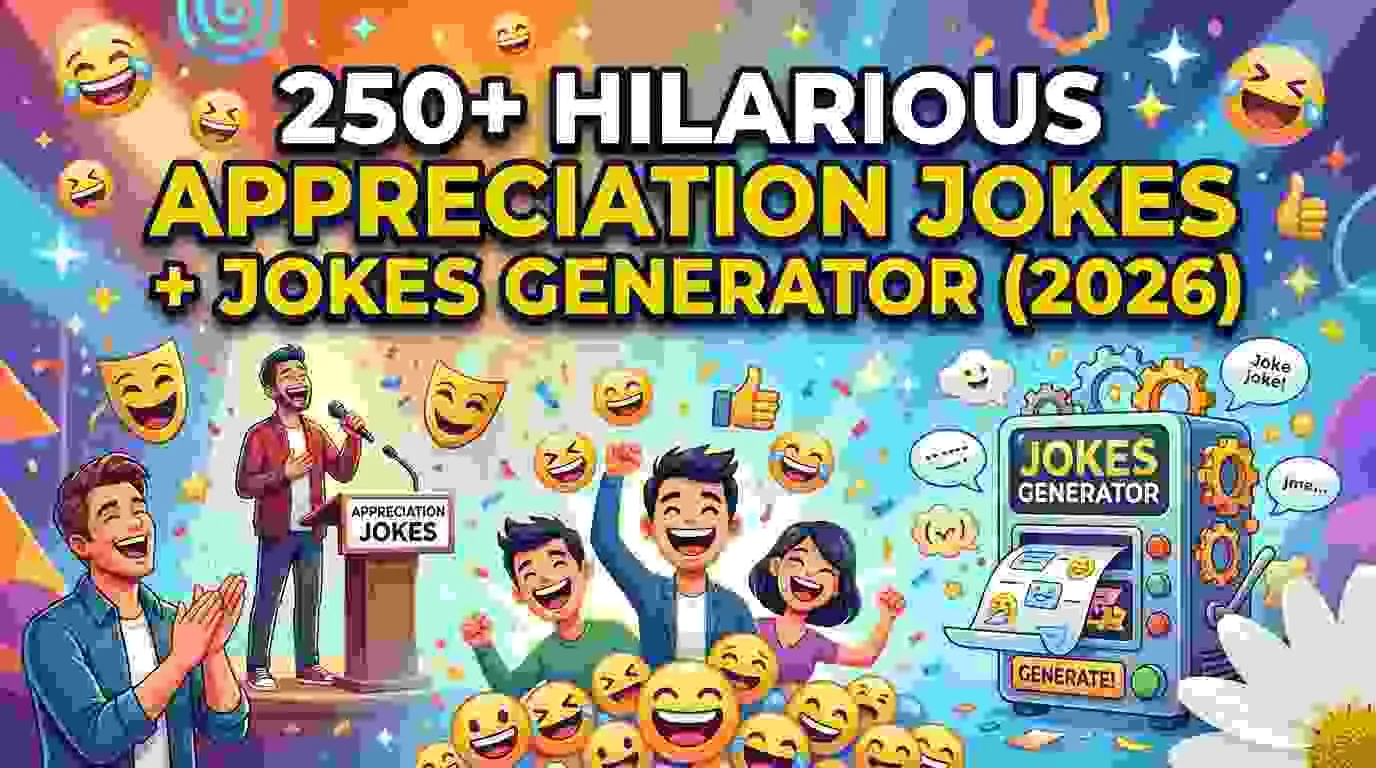 Hilarious Appreciation Jokes Jokes Generator
