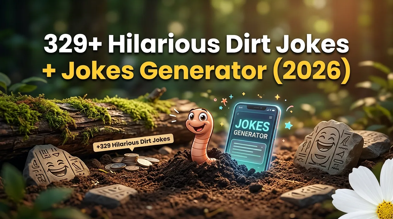 Hilarious Dirt Jokes + Jokes Generator