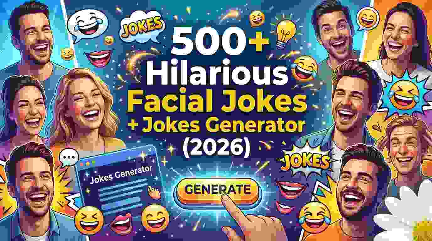 Hilarious Facial Jokes Jokes Generator