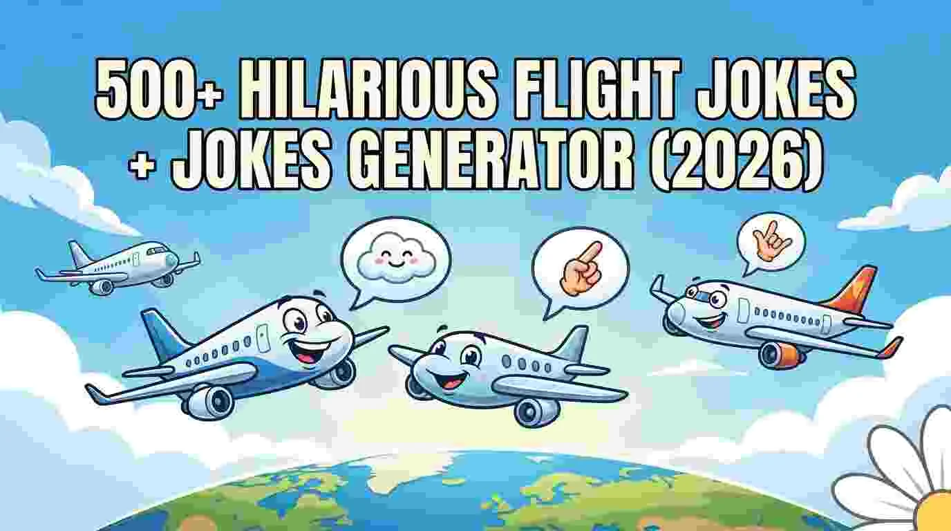 Hilarious Flight Jokes Jokes Generator
