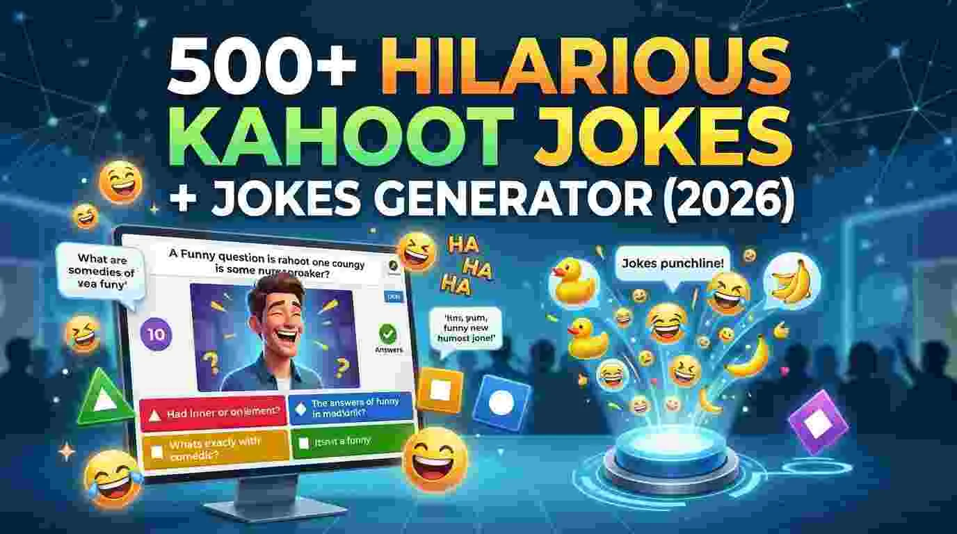 Hilarious Kahoot Jokes Jokes Generator