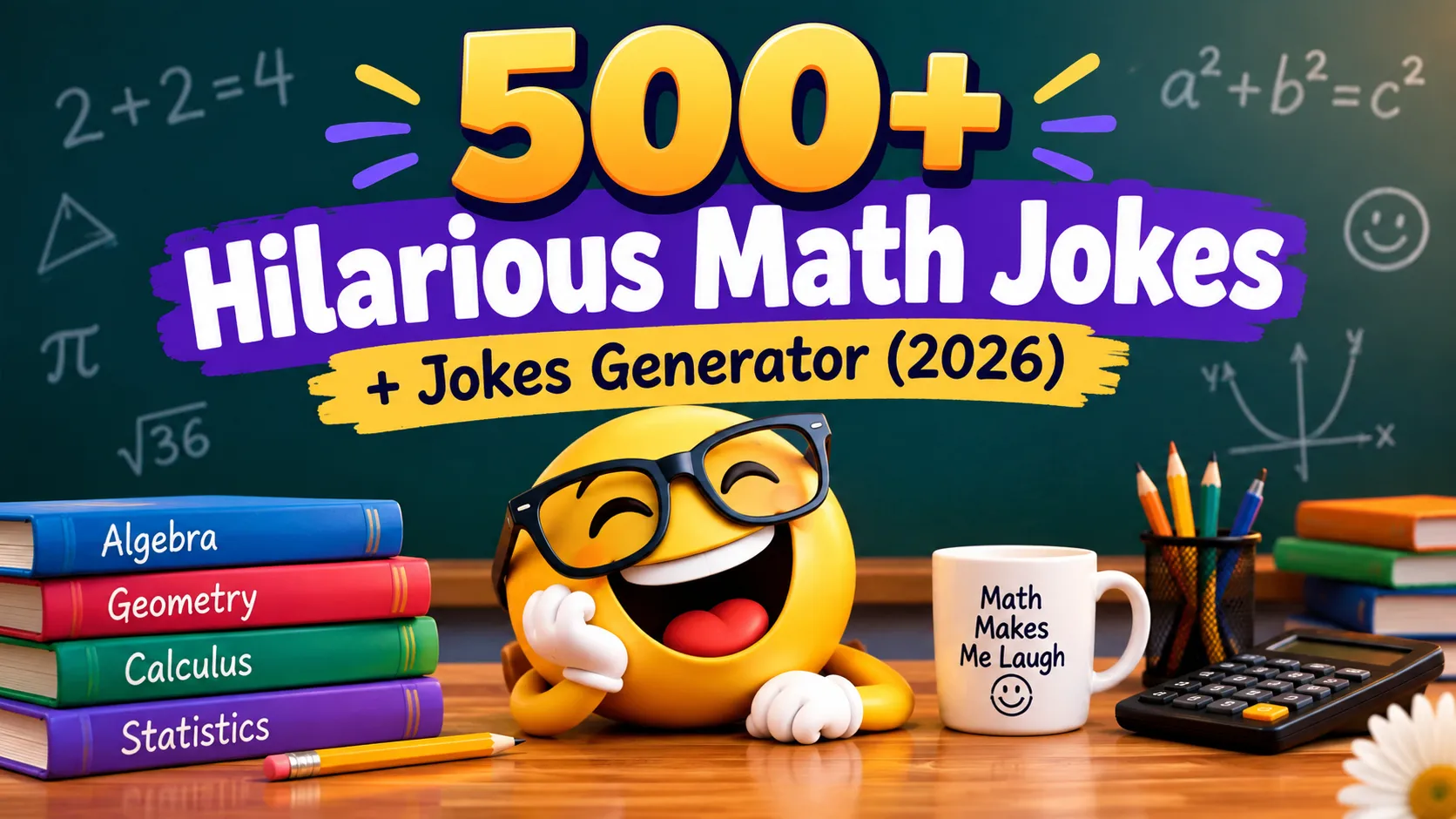 Hilarious Math Jokes + Jokes Generator