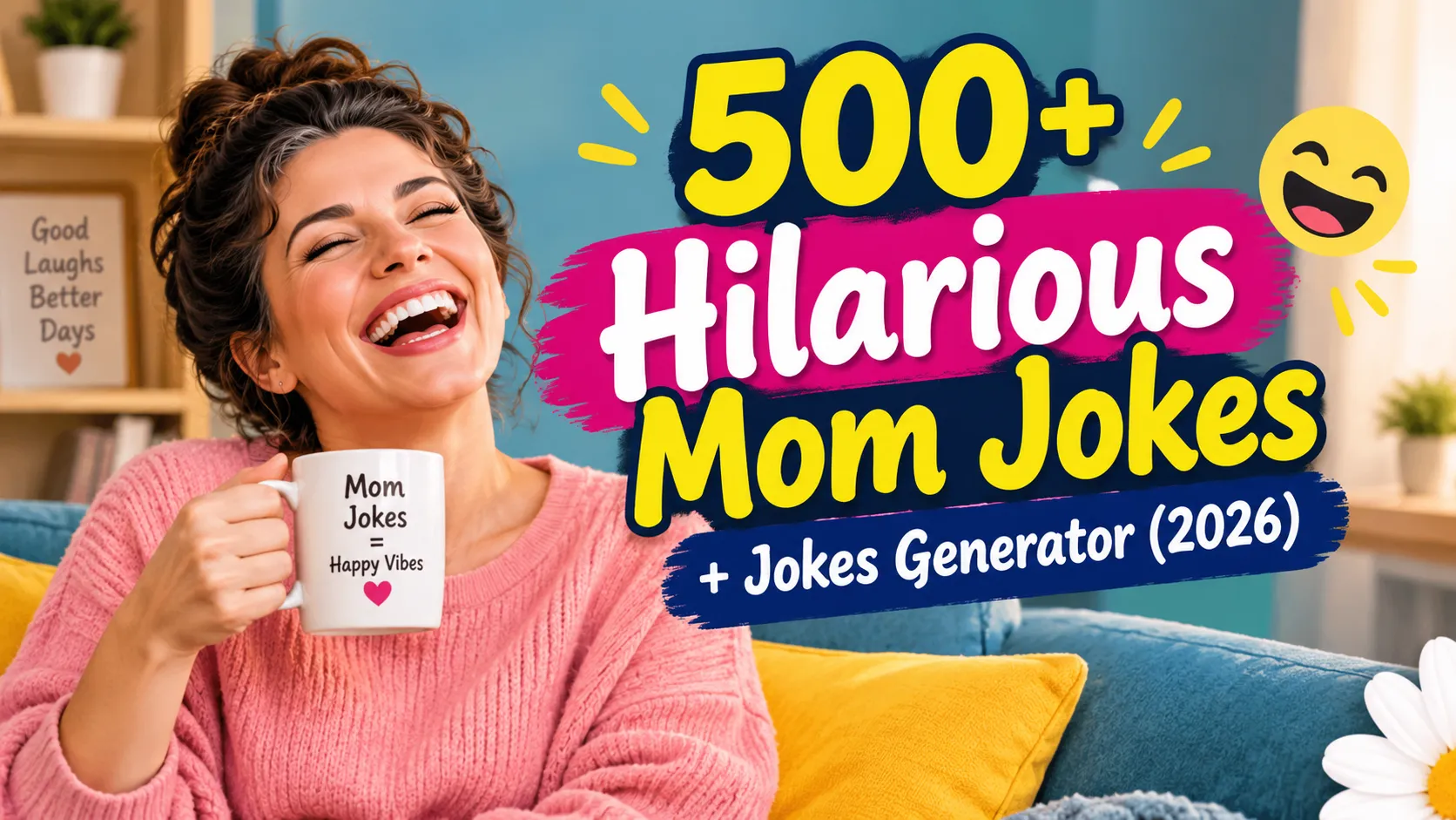 Hilarious Mom Jokes + Jokes Generator