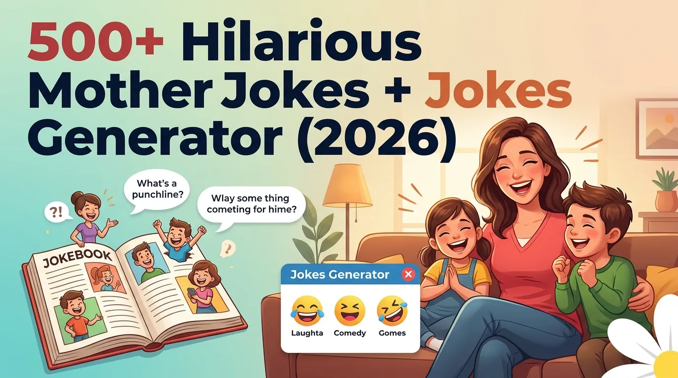 Hilarious Mother Jokes + Jokes Generator