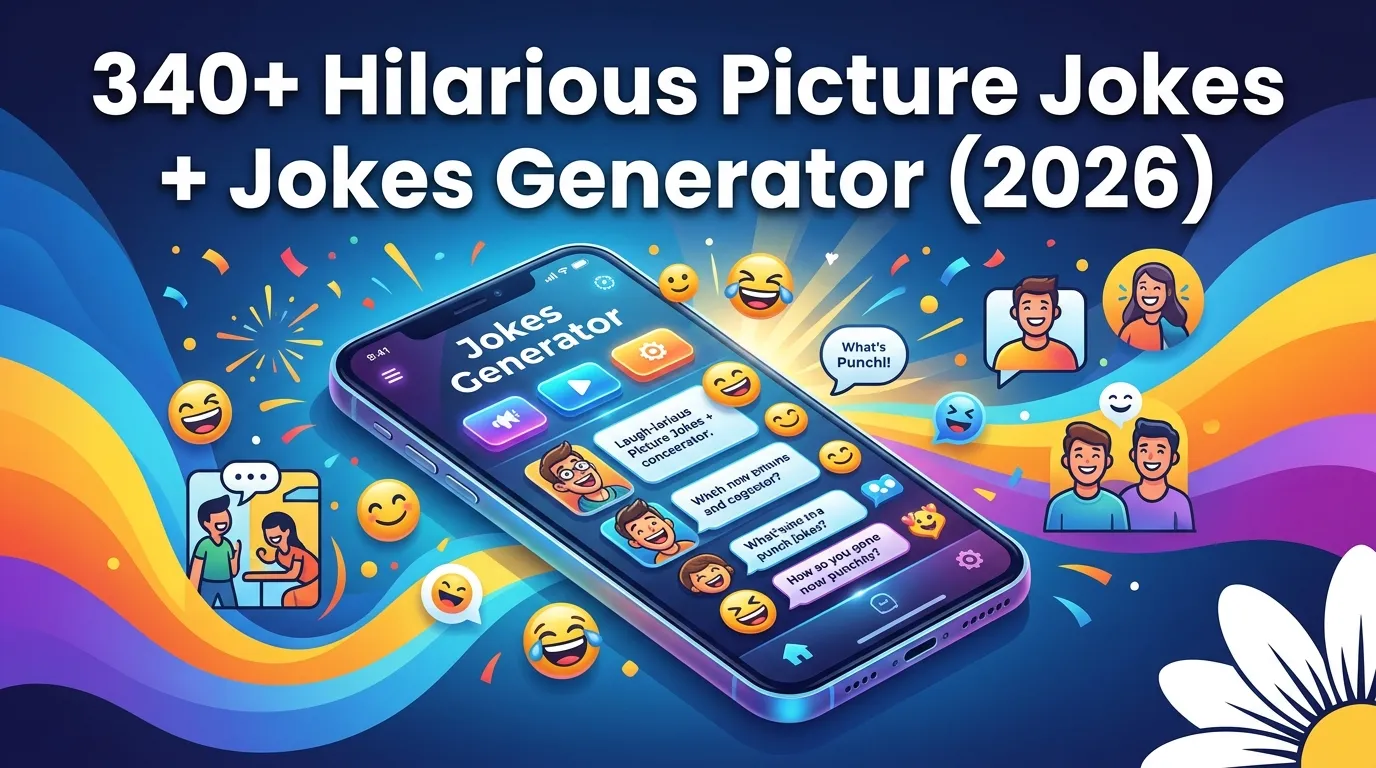 Hilarious Picture Jokes + Jokes Generator