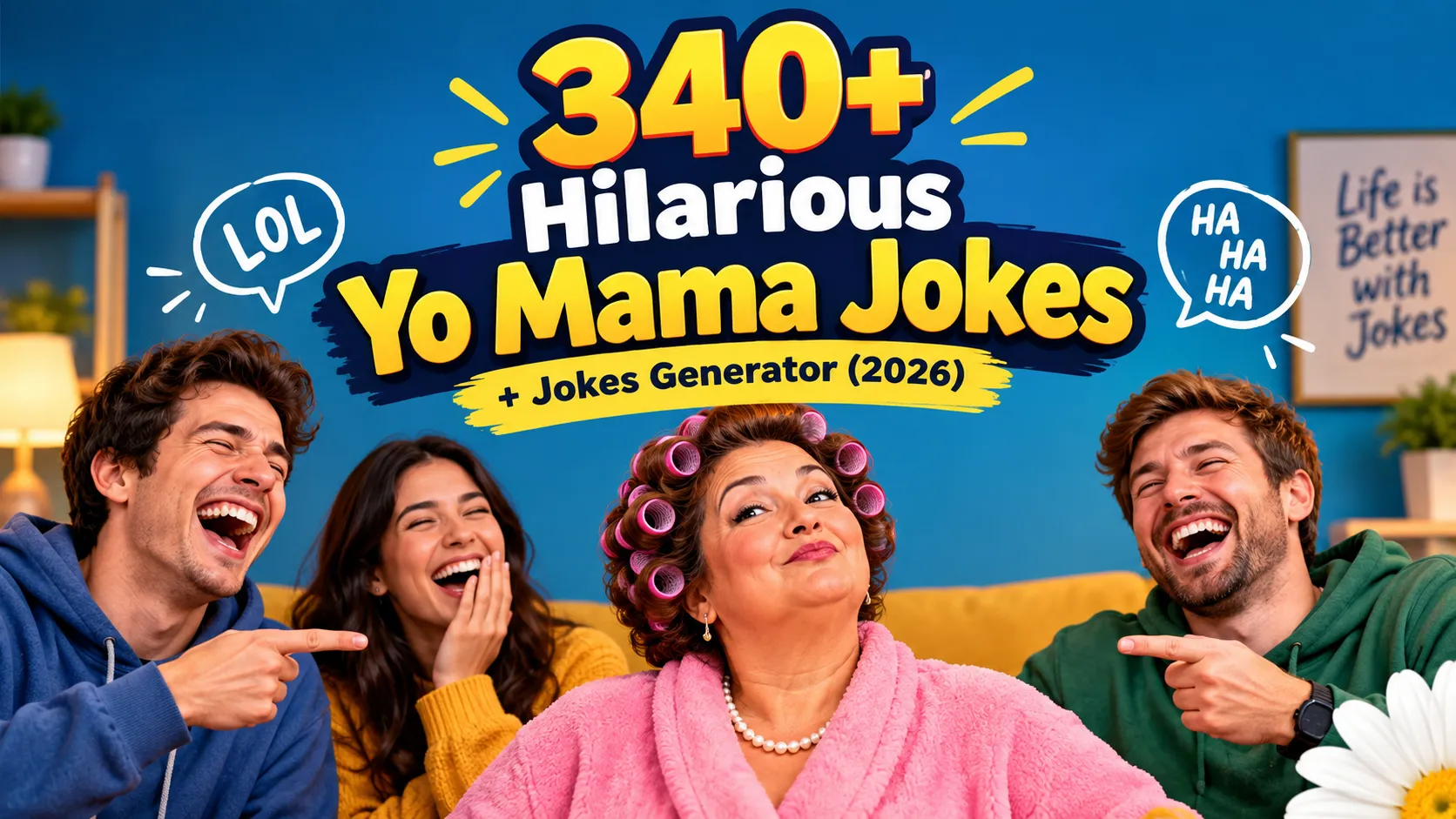 Hilarious Yo Mama Jokes + Jokes Generator
