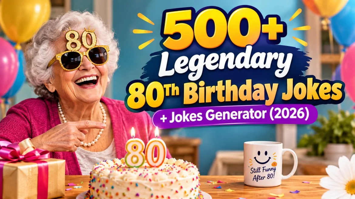 Legendary 80Th Birthday Jokes + Jokes Generator