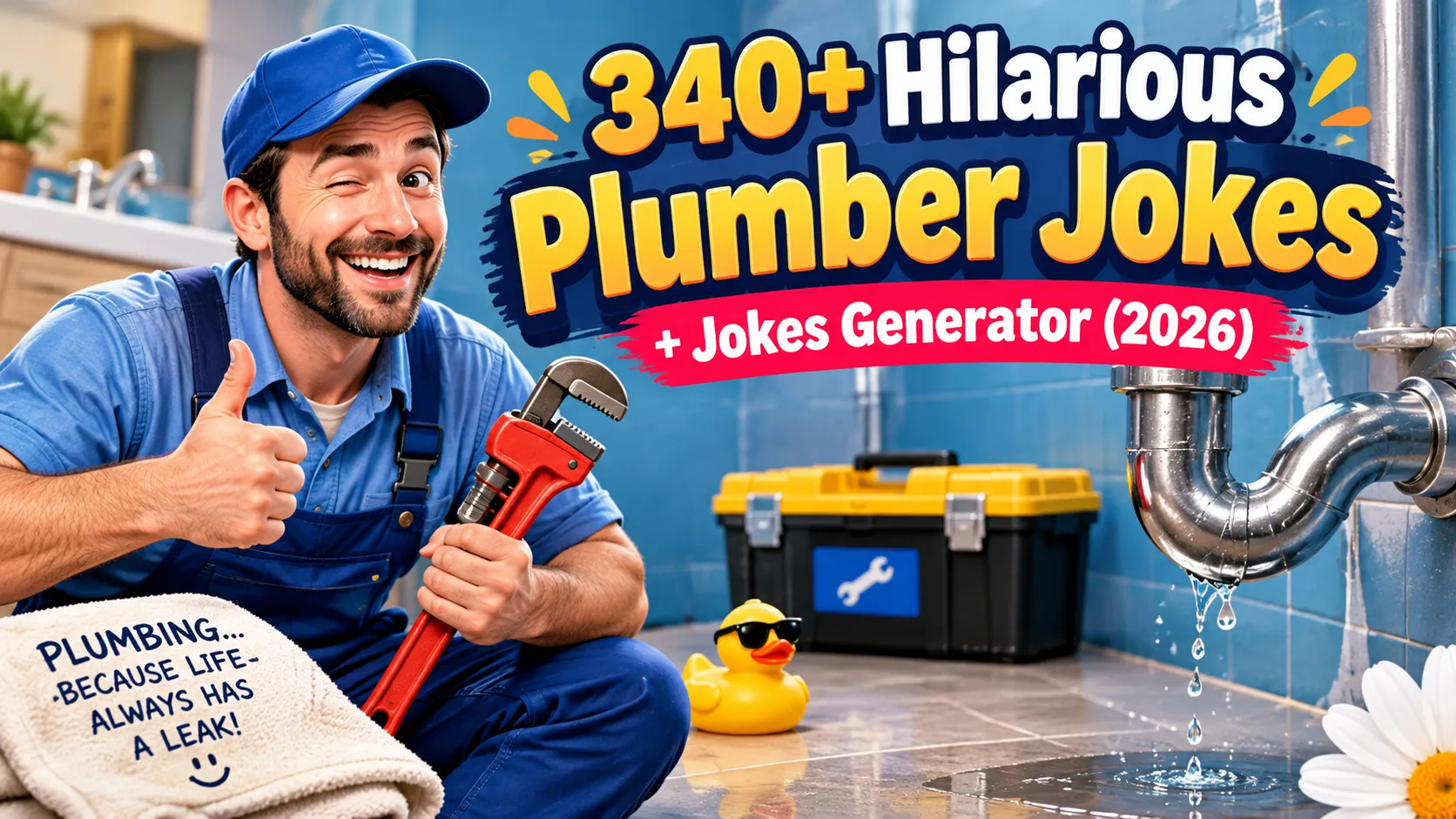 Hilarious Plumber Jokes + Jokes Generator