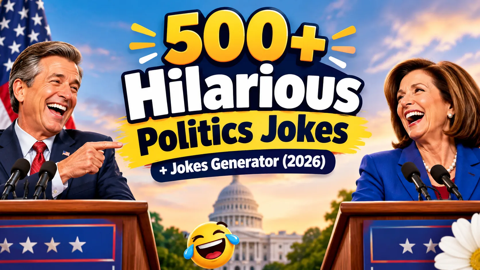 Hilarious Politics Jokes + Jokes Generator