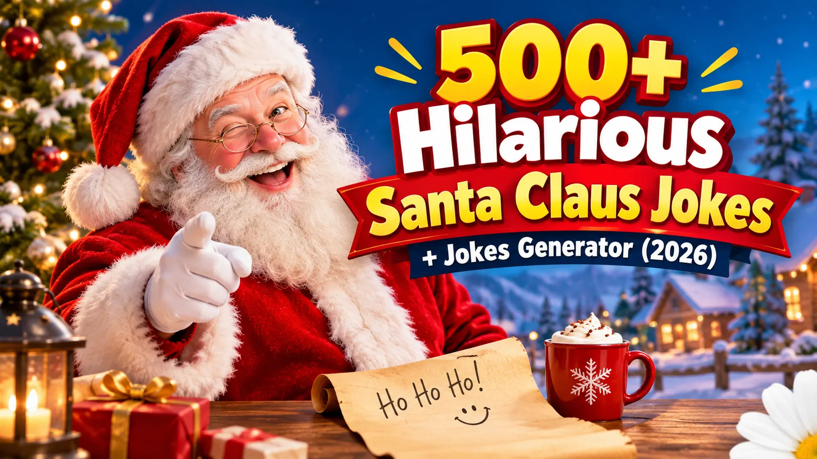 Hilarious Santa Claus Jokes + Jokes Generator