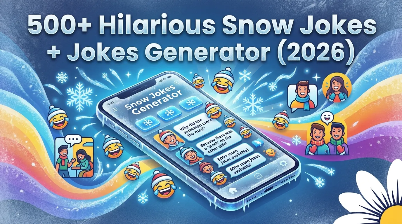 Hilarious Snow Jokes + Jokes Generator
