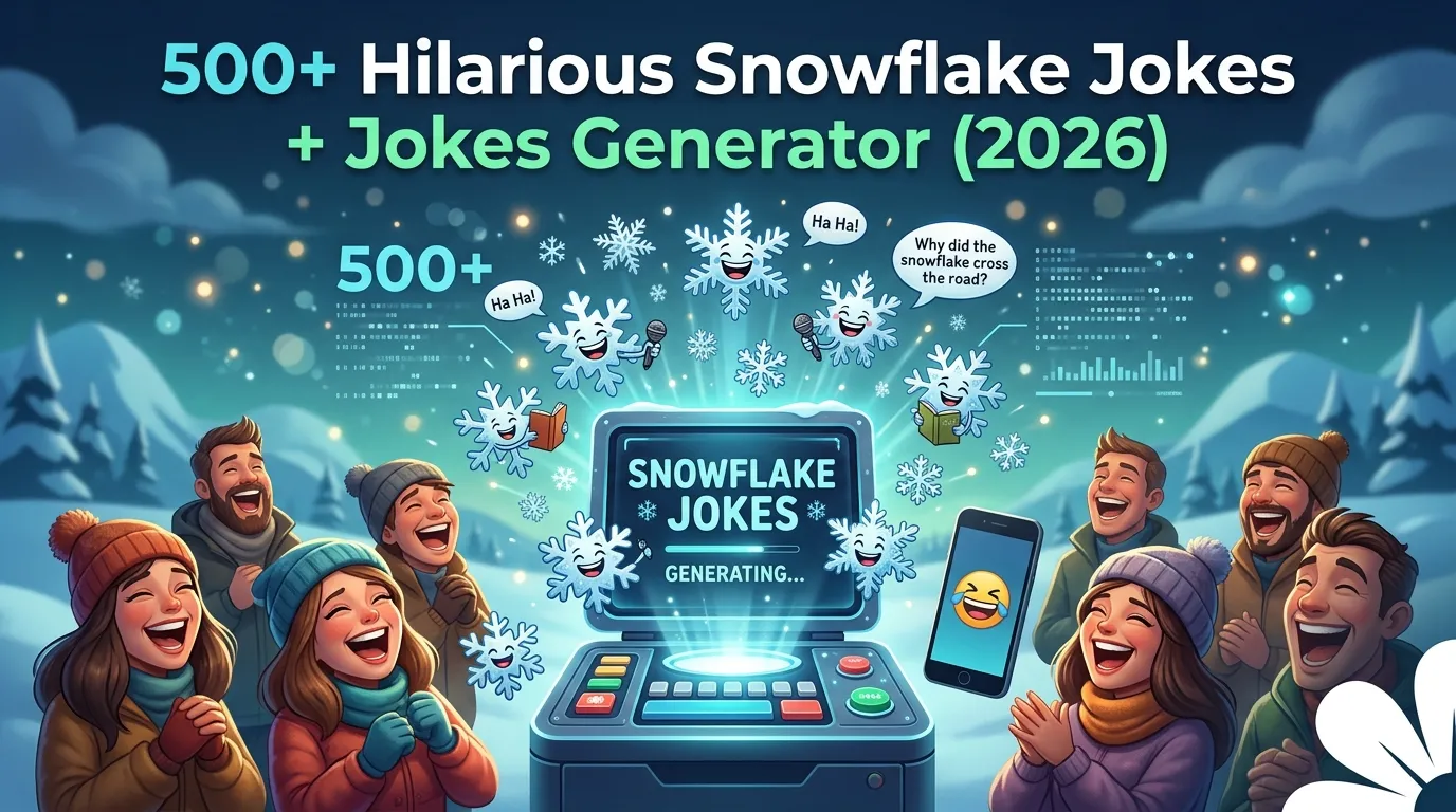 Hilarious Snowflake Jokes + Jokes Generator