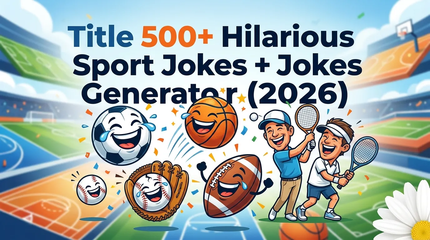 Hilarious Sport Jokes + Jokes Generator