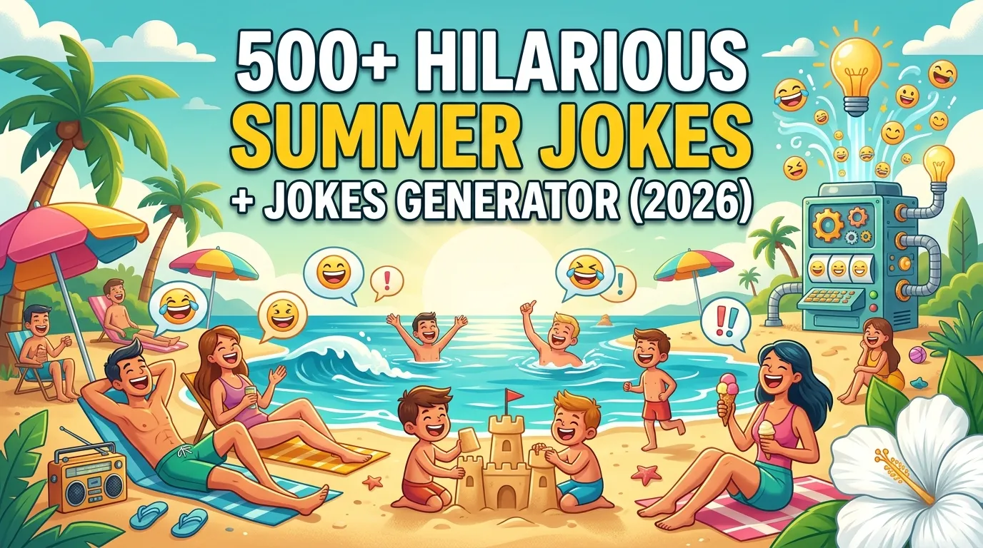 Hilarious Summer Jokes + Jokes Generator