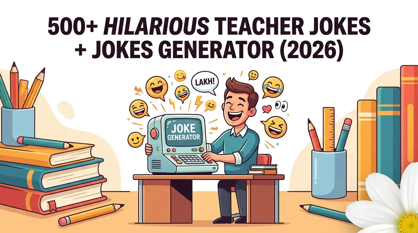 Hilarious Teacher Jokes + Jokes Generator