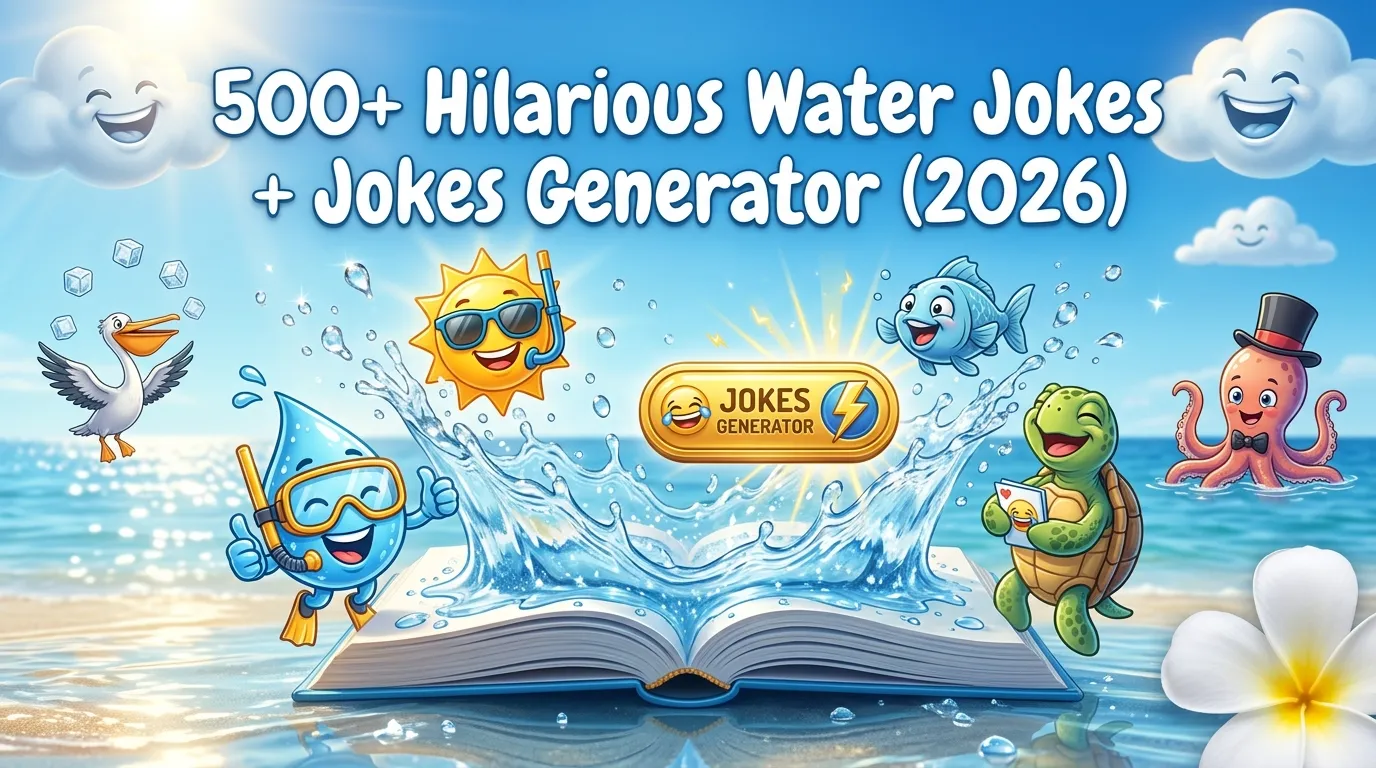 Hilarious Water Jokes + Jokes Generator